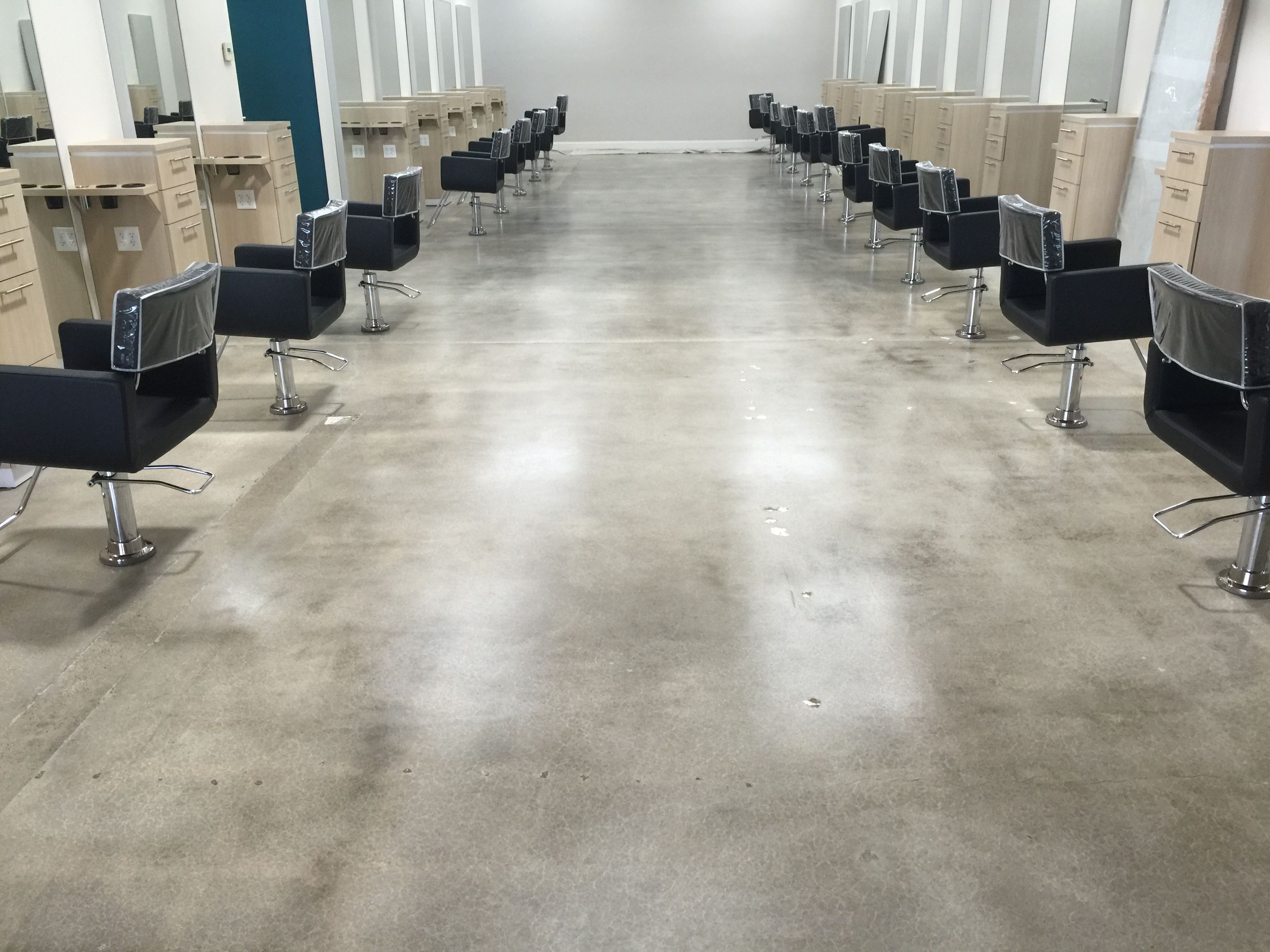 Grind and Seal Concrete for High End Salon Westcoat Specialty Coating
