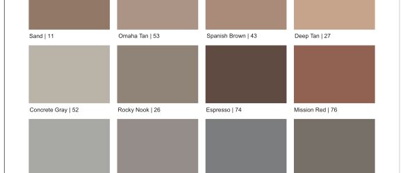 Topcoat Color Chart