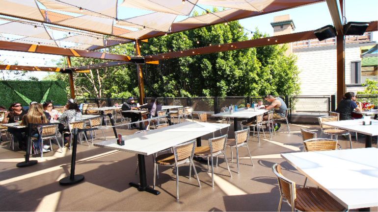 Ballast Point Brewing Anaheim Restaurant Floor - Westcoat Specialty