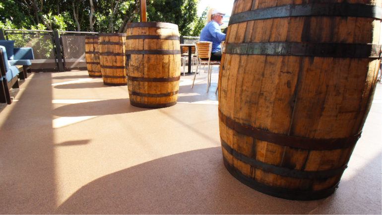 Ballast Point Brewing Anaheim Restaurant Floor - Westcoat Specialty
