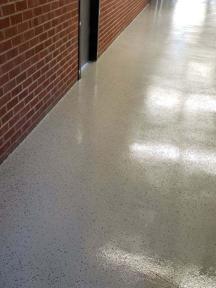 Antioch High School Corridor EC Liquid Granite