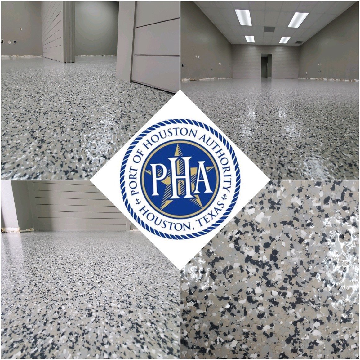 Liquid Granite Epoxy Chip Flooring Solution for Port Houston