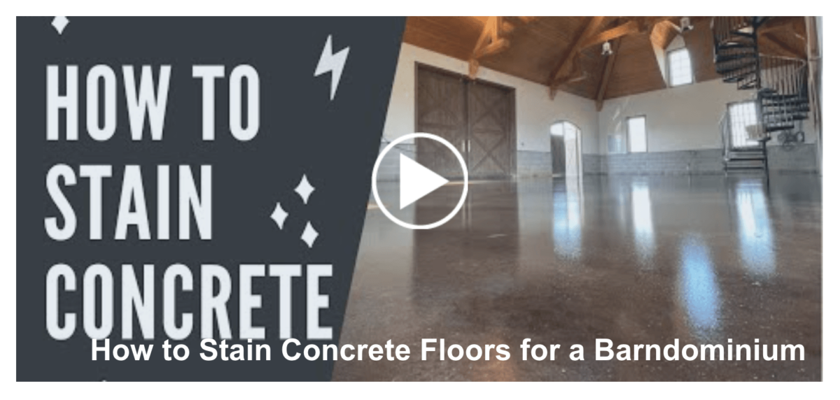 How to Stain Concrete Floors
