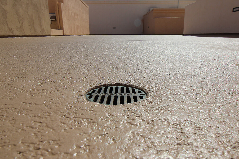 Deck Drain Properly sealed waterproof balcony and deck drain