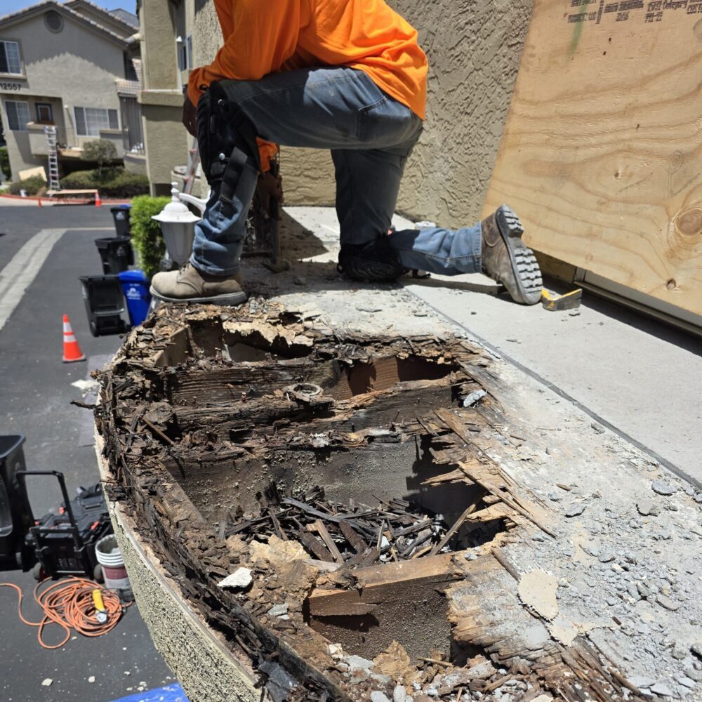 HOA deck repair build