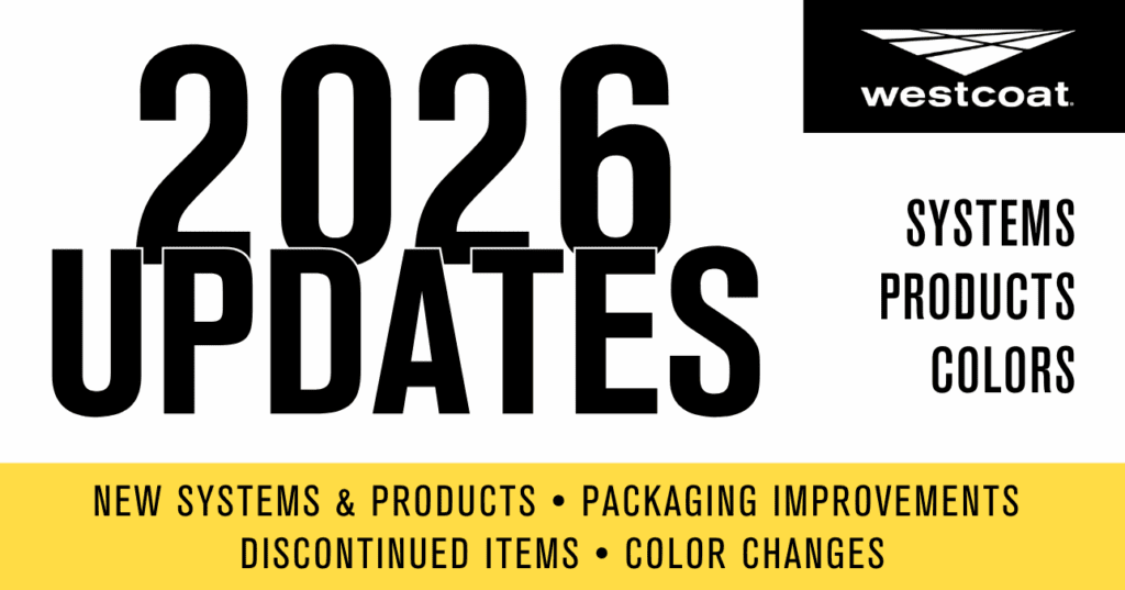 2026 System and Product Changes from Westcoat