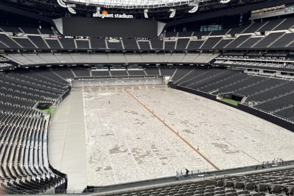 tempercrete-urethane-cement-allegiant-stadium-flooring-before Allegiant Stadium event floor finished with Westcoat Temper-Crete